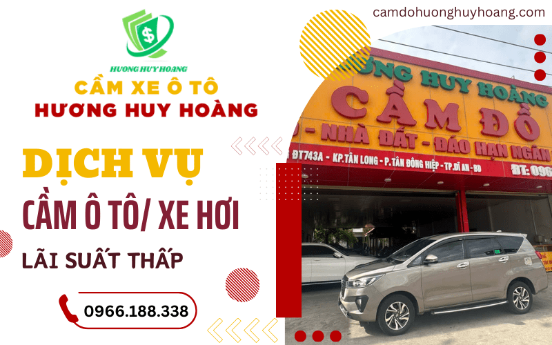 Dịch vụ cầm xe ô tô